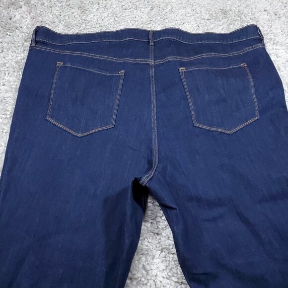 Old Navy 30 Short Mid Rise Boot Cut Jeans Women's Plus Size Bootcut Dark Wash - Picture 3 of 10